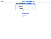 Tablet Screenshot of partner.atmel.com